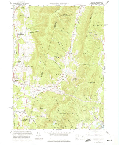 United States Geological Survey Hancock, MA-NY (1973, 24000-Scale) digital map