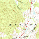 United States Geological Survey Hancock, MA-NY (1973, 24000-Scale) digital map