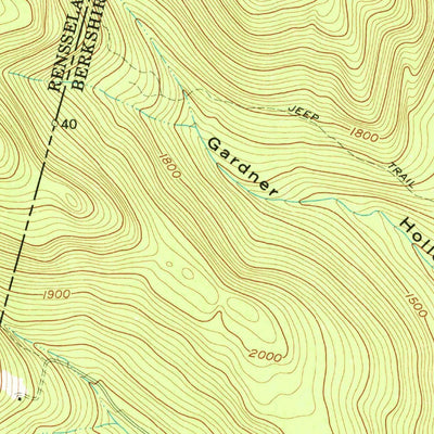 United States Geological Survey Hancock, MA-NY (1973, 24000-Scale) digital map