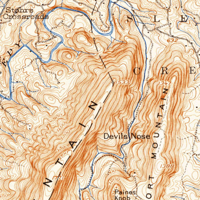 United States Geological Survey Hancock, MD-WV-PA (1901, 62500-Scale) digital map