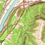 United States Geological Survey Hancock, MD-WV-PA (1951, 24000-Scale) digital map