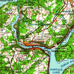 United States Geological Survey Hancock, MI-MN-WI (1961, 250000-Scale) digital map