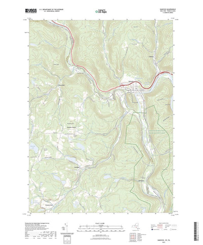 United States Geological Survey Hancock, NY (2023, 24000-Scale) digital map