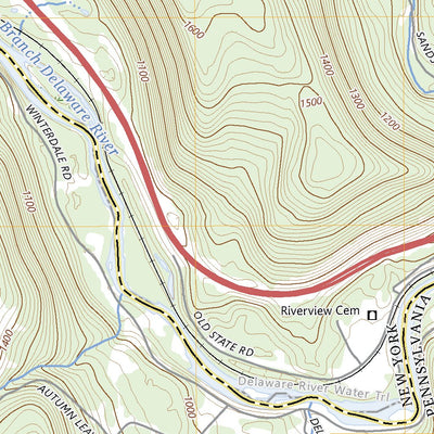 United States Geological Survey Hancock, NY (2023, 24000-Scale) digital map