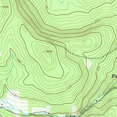 United States Geological Survey Hancock, NY-PA (1965, 24000-Scale) digital map