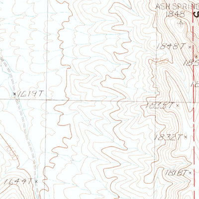 United States Geological Survey Hancock Summit, NV (1983, 24000-Scale) digital map