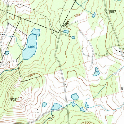United States Geological Survey Hancock, VT (1997, 24000-Scale) digital map