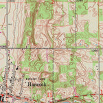 United States Geological Survey Hancock, WI (1968, 24000-Scale) digital map