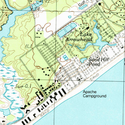 United States Geological Survey Hand, SC (1984, 24000-Scale) digital map
