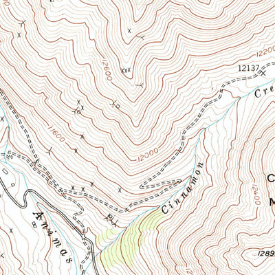 United States Geological Survey Handies Peak, CO (1955, 24000-Scale) digital map