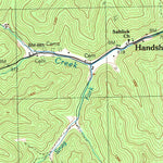 United States Geological Survey Handshoe, KY (1992, 24000-Scale) digital map
