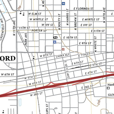 United States Geological Survey Hanford, CA (2021, 24000-Scale) digital map