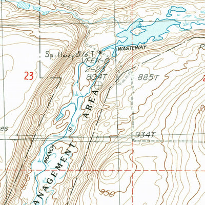 United States Geological Survey Hanford NE, WA (1986, 24000-Scale) digital map