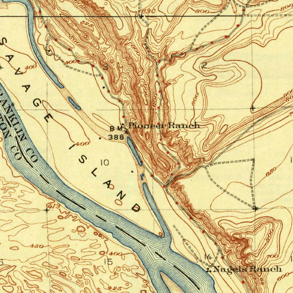 Hanford, WA (1924, 62500-Scale) Map by United States Geological Survey ...