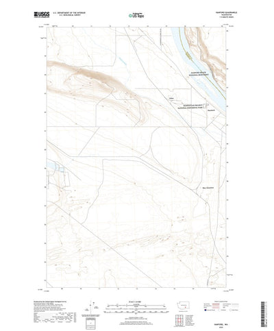 United States Geological Survey Hanford, WA (2020, 24000-Scale) digital map