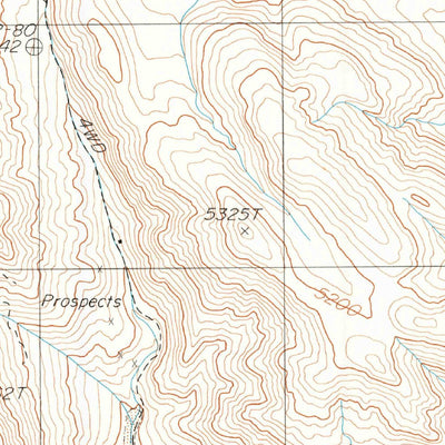 United States Geological Survey Hanging Rock Canyon, CA (1987, 24000-Scale) digital map