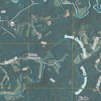 United States Geological Survey Hanging Rock, NC (2010, 24000-Scale) digital map