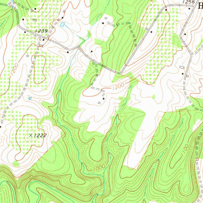 United States Geological Survey Hanging Rock, WV (1973, 24000-Scale) digital map