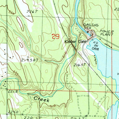 United States Geological Survey Hangore Heights, MI (1986, 24000-Scale) digital map