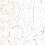 United States Geological Survey Hanks Creek NE, NV (1967, 24000-Scale) digital map
