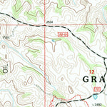 United States Geological Survey Hanks Gully, ND (1997, 24000-Scale) digital map