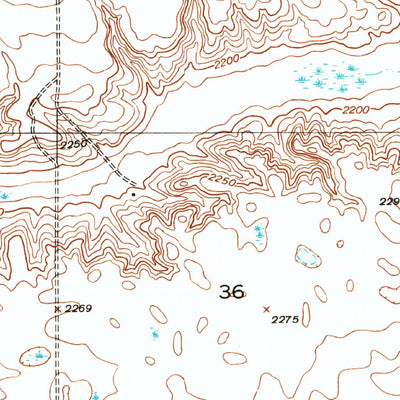 United States Geological Survey Hanks, ND (1948, 24000-Scale) digital map