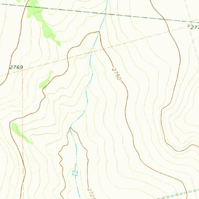 United States Geological Survey Hanks Ranch, TX (1971, 24000-Scale) digital map