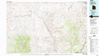 United States Geological Survey Hanksville, UT (1980, 100000-Scale) digital map