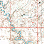 United States Geological Survey Hanksville, UT (1980, 100000-Scale) digital map