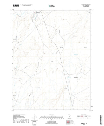 United States Geological Survey Hanksville, UT (2020, 24000-Scale) digital map