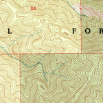 United States Geological Survey Hanland Peak, CA (1998, 24000-Scale) digital map