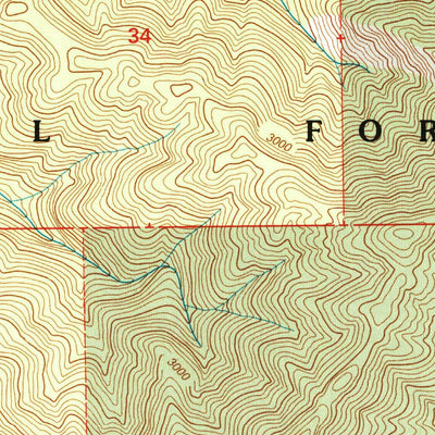 United States Geological Survey Hanland Peak, CA (1998, 24000-Scale) digital map