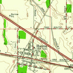 United States Geological Survey Hanna, IN (1958, 24000-Scale) digital map
