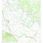 United States Geological Survey Hanna, LA (1989, 24000-Scale) digital map