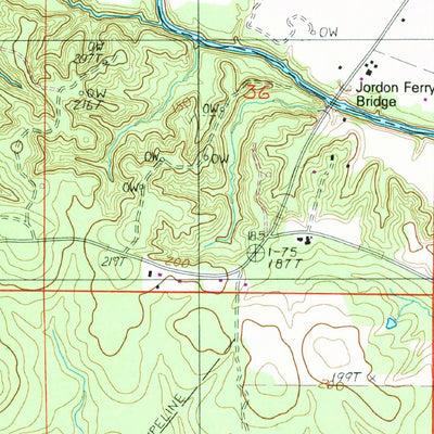 United States Geological Survey Hanna, LA (1989, 24000-Scale) digital map
