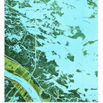 United States Geological Survey Hanna, LA (1992, 24000-Scale) digital map
