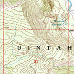 United States Geological Survey Hanna, UT (1996, 24000-Scale) digital map