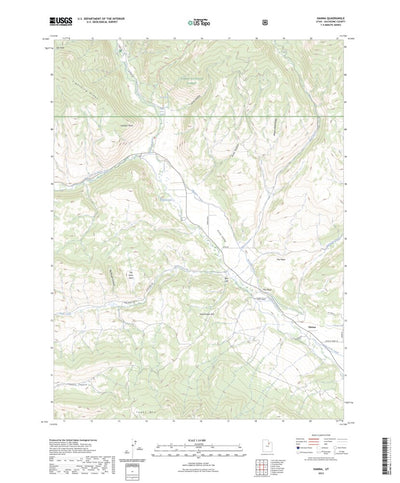United States Geological Survey Hanna, UT (2023, 24000-Scale) digital map