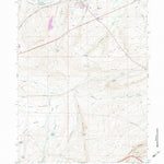 United States Geological Survey Hanna, WY (1971, 24000-Scale) digital map