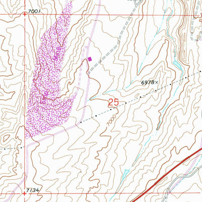 United States Geological Survey Hanna, WY (1971, 24000-Scale) digital map
