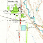 United States Geological Survey Hannaford, ND (1961, 24000-Scale) digital map