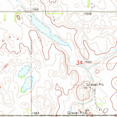 United States Geological Survey Hannah SE, ND (1970, 24000-Scale) digital map