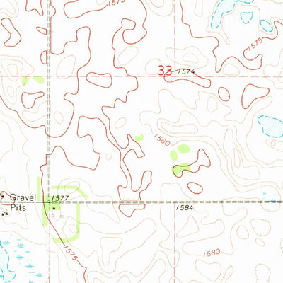 United States Geological Survey Hannah SW, ND (1970, 24000-Scale) digital map