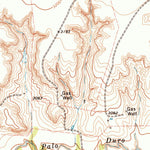 United States Geological Survey Hannas Draw East, TX (1974, 24000-Scale) digital map