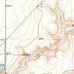 United States Geological Survey Hannas Draw West, TX (1974, 24000-Scale) digital map