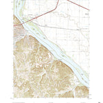 United States Geological Survey Hannibal East, MO (2021, 24000-Scale) digital map