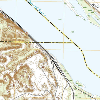 United States Geological Survey Hannibal East, MO (2021, 24000-Scale) digital map