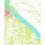United States Geological Survey Hannibal East, MO-IL (1971, 24000-Scale) digital map