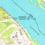 United States Geological Survey Hannibal East, MO-IL (1971, 24000-Scale) digital map