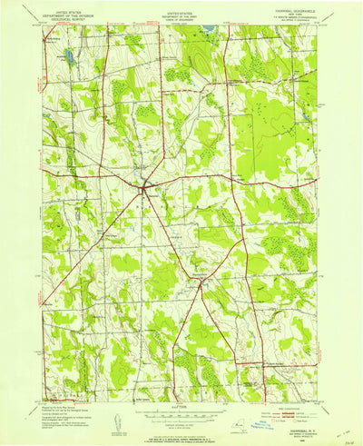 United States Geological Survey Hannibal, NY (1943, 24000-Scale) digital map